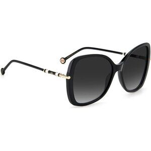 CAROLINA HERRERA BLACK 55mm Gradient Square Sunglasses